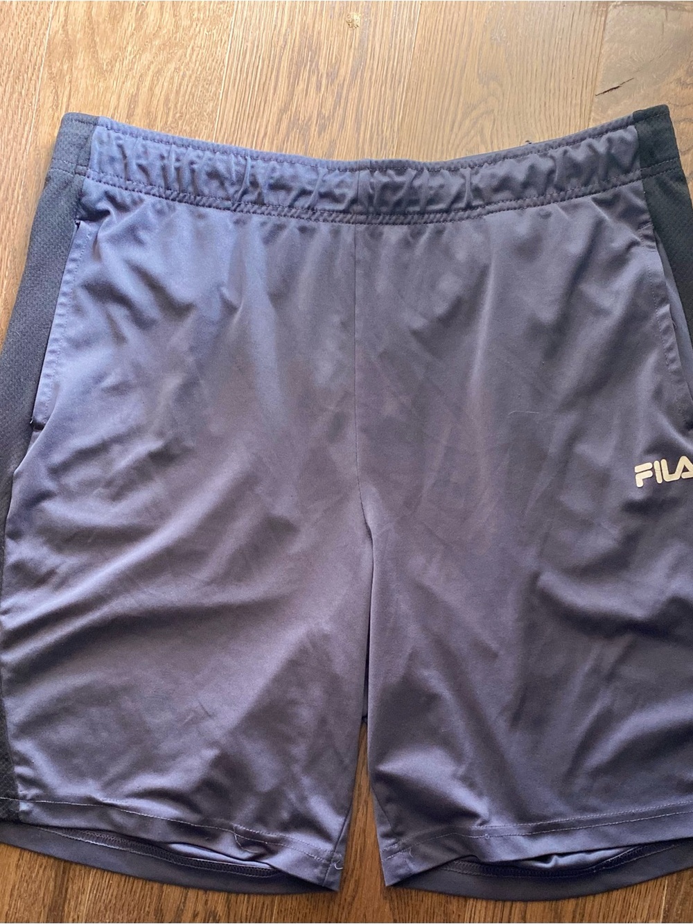 Fila Men's Charcoal Gray Athletic Gym Shorts Size Large